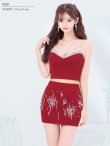 画像2: XSサイズあり【ANGEL R/エンジェルアール】ビジュー/ キャミソール/ ストレッチ/ タイト/ セットアップ/ ミニドレス/ キャバドレス[OF2] (2)
