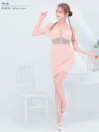 画像20: XSサイズあり【ANGEL R/エンジェルアール】ウエストビジュー/ パフスリーブ/ オフショルダー/ バストタック/ ストレッチ/ タイト/ ミニドレス/ キャバドレス[OF2] (20)