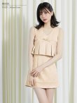 ベージュ　モデル：南柚子　身長：163cm　着用サイズ：Sサイズ