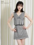 グレー　モデル：南柚子　身長：163cm　着用サイズ：Sサイズ