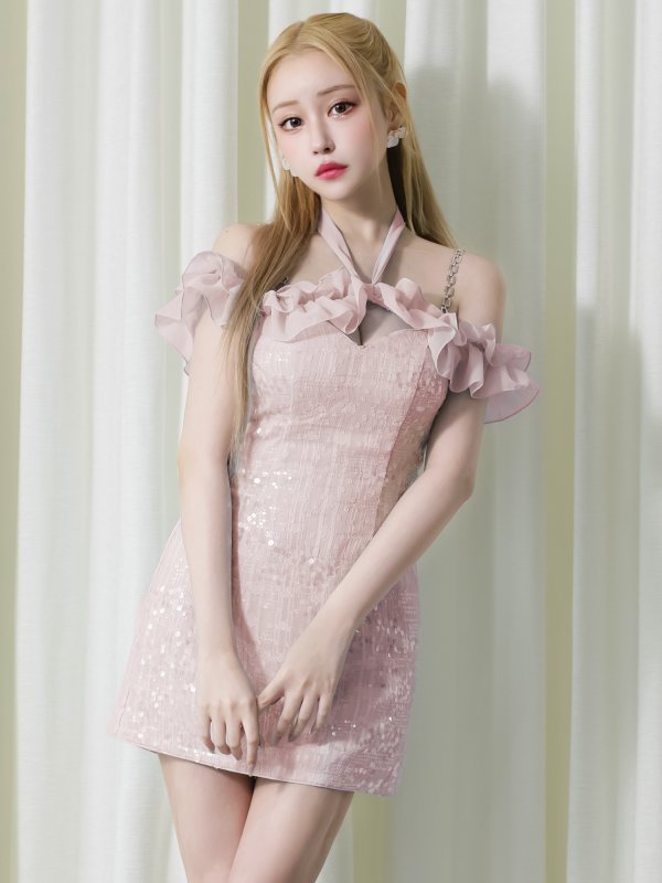 ピンク　モデル：きよみ　身長：158cm　着用サイズ：Sサイズ