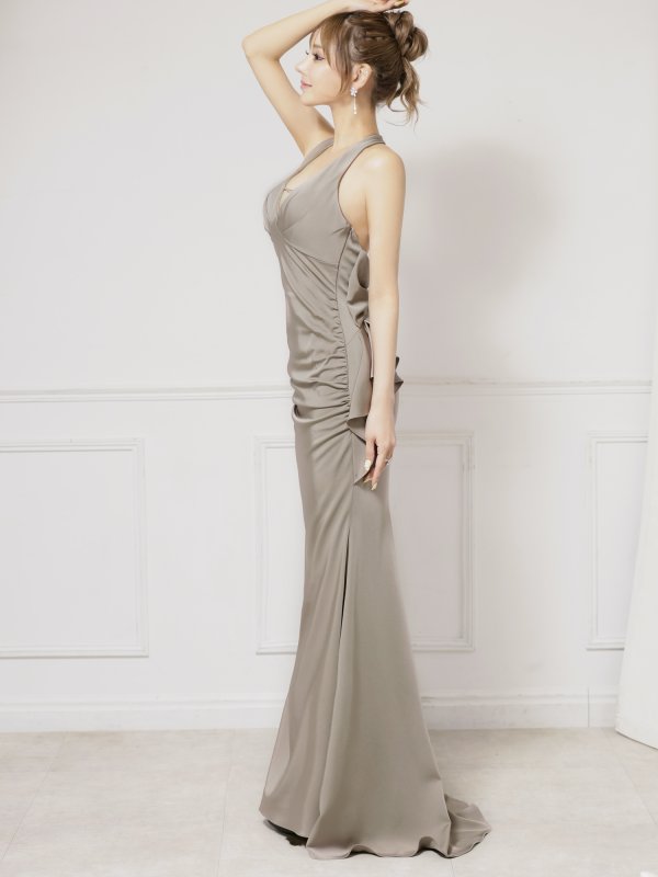 ブラウン　モデル：葉月芽生　身長：157cm　着用サイズ：Sサイズ