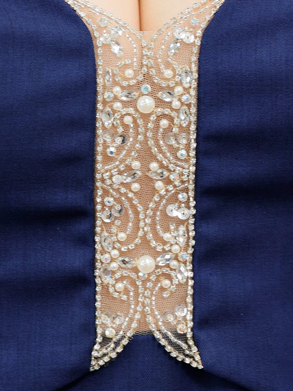 ネイビー　モデル：るりぴ　身長：165cm　着用サイズ：Sサイズ