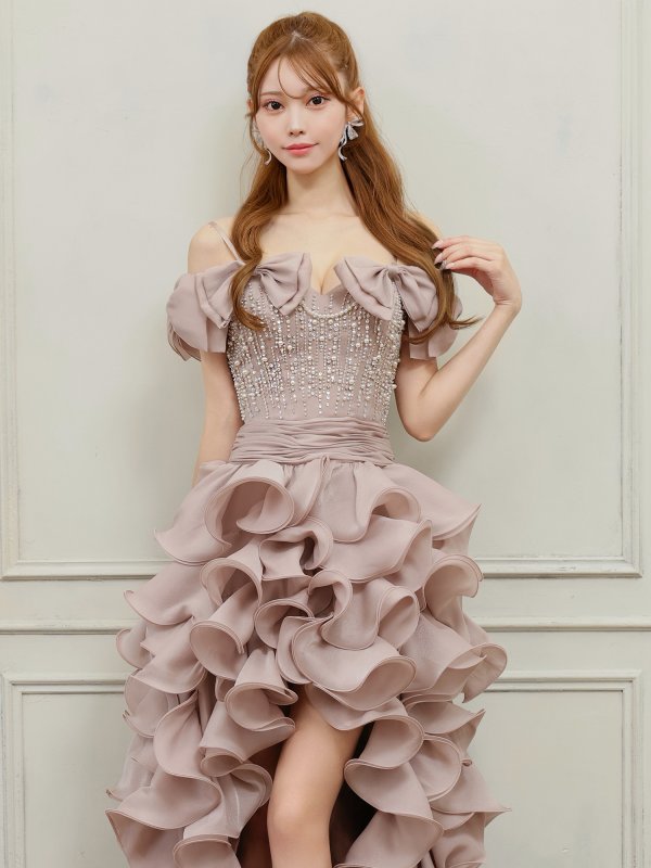 ピンク モデル：るりぴ　身長：165cm　着用サイズFサイズ