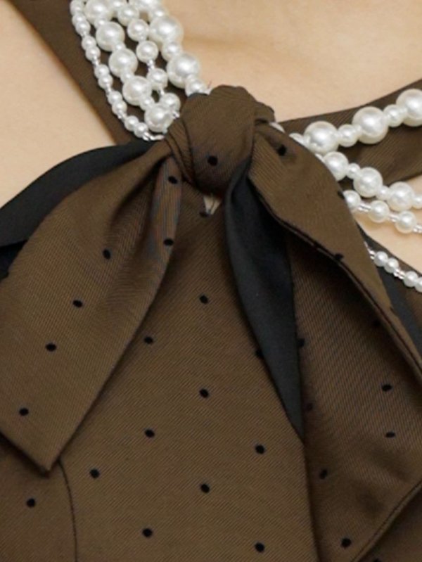 ブラウン モデル:りこ 身長:167cm 着用サイズ:Sサイズ