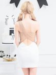 ホワイト モデル：きよみ　身長：158cm　着用サイズ：Sサイズ