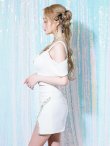 ホワイト　モデル：きよみ　身長：158cm　着用サイズ：Sサイズ