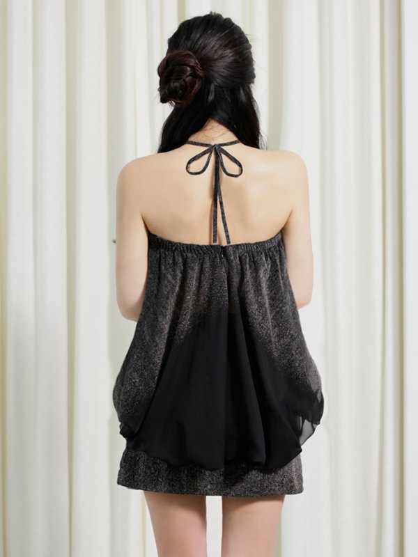 ブラック　モデル：みゆ　身長：156cm　着用サイズ：Sサイズ