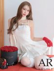 ホワイト　モデル：るりぴ　身長：165cm　着用サイズ：Sサイズ