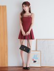 レッド　モデル：まりん　身長：164cm　着用サイズ：Sサイズ