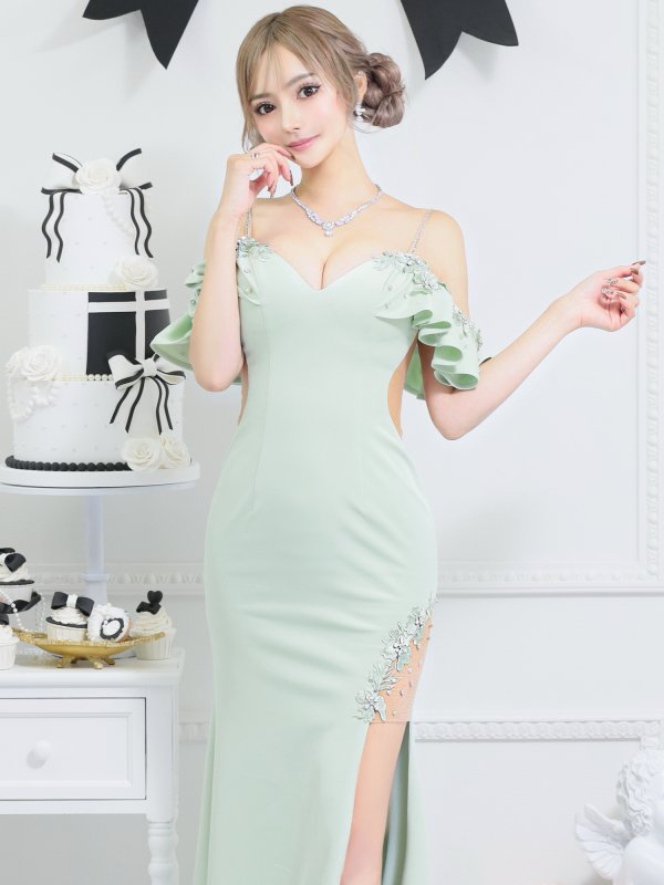 ミント  モデル:葉月芽生 身長:157cm 着用サイズ:Sサイズ