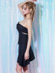 ブラック モデル：葉月芽生　身長：157cm　着用サイズ：Sサイズ