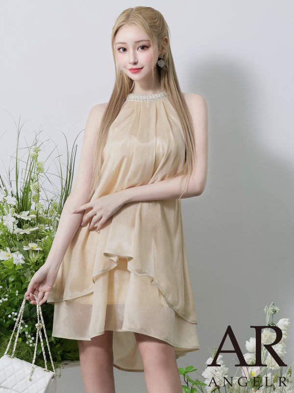 ベージュ　モデル：きよみ　身長：158cm　着用サイズ：Sサイズ