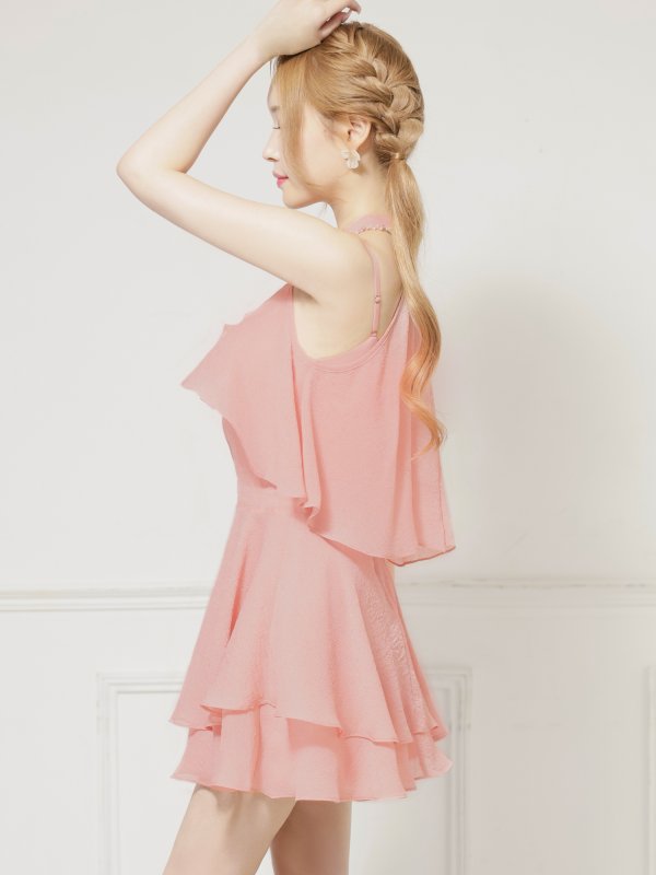 ピンク モデル:きよみ 身長:158cm 着用サイズ:Sサイズ