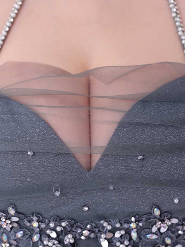 グレー モデル：きよみ　身長：158cm　着用サイズ：Sサイズ