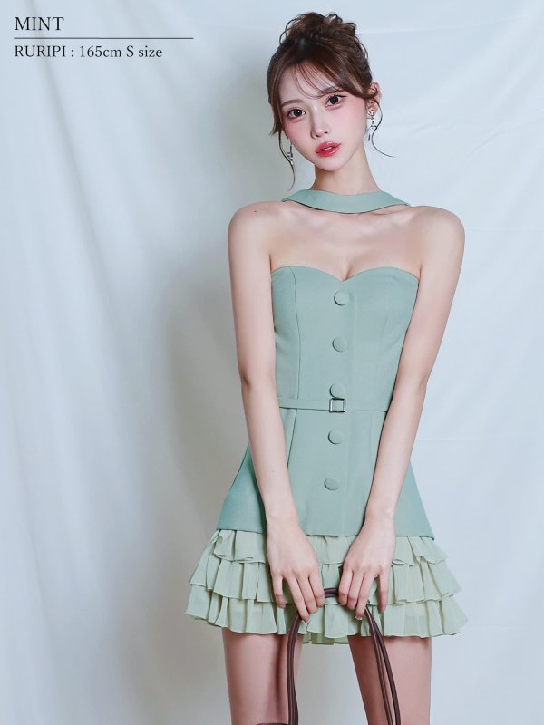 ミント　モデル：るりぴ　身長：165cm　着用サイズ：Sサイズ