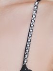 ブラック　モデル：葉月芽生　身長：157cm　着用サイズ：Sサイズ