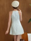 ブルー　モデル：ゆな　身長：161cm　着用サイズ：Sサイズ