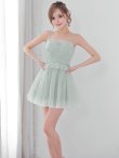 ミントグリーン　モデル：葉月芽生　身長：157cm　着用サイズ：Sサイズ