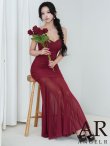 ワインレッド　モデル：ゆいぴす　身長：170cm　着用サイズ：Sサイズ