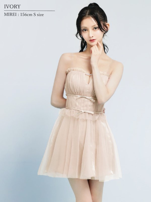 アイボリー　モデル：ミレイ　身長：156cm　着用サイズ：Sサイズ