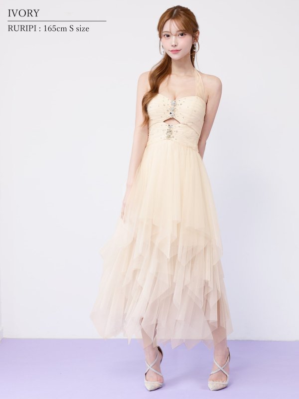 アイボリー　モデル：るりぴ　身長：165cm　着用サイズ：Sサイズ