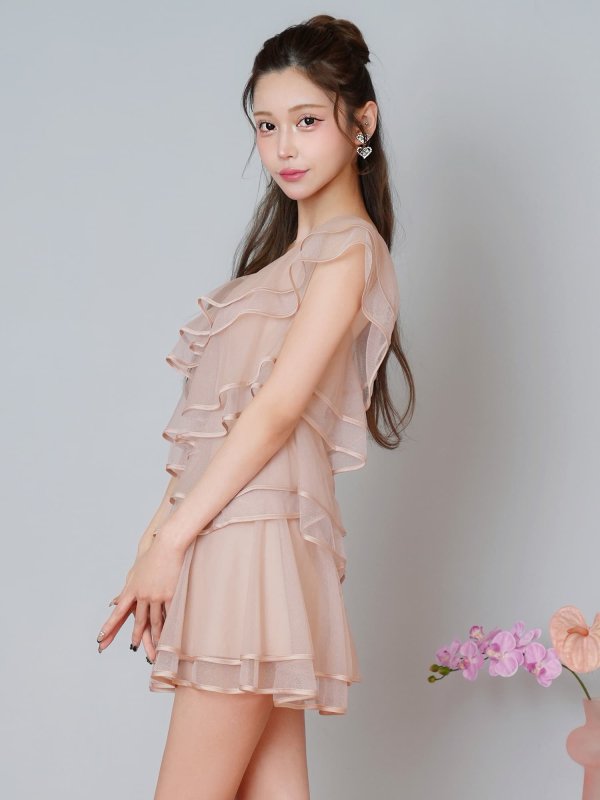 ピンク　モデル：るりぴ　身長：165cm　着用サイズ：Sサイズ