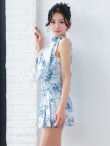ブルー　モデル：ゆいぴす　身長：170cm　着用サイズ：Sサイズ