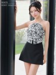ホワイト　モデル：ゆいぴす　身長：170cm　着用サイズ：Sサイズ