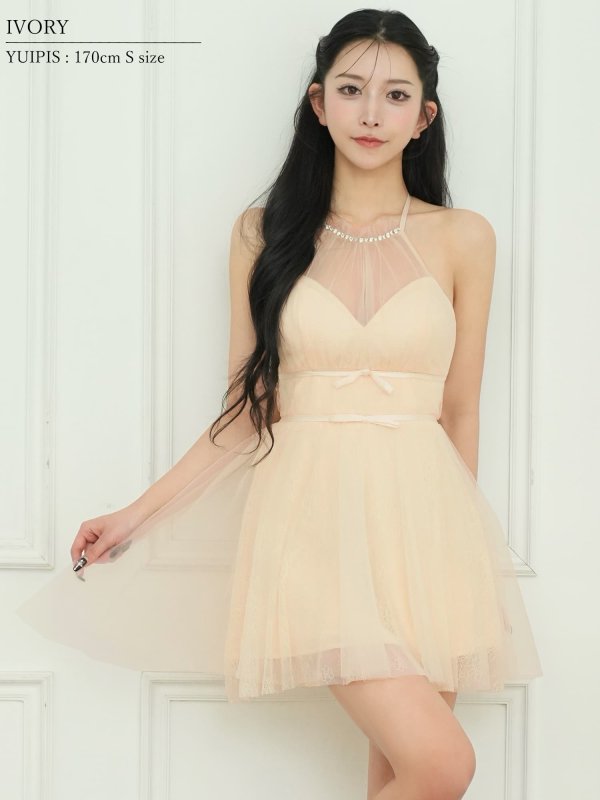 アイボリー　モデル：ゆいぴす　身長：170cm　着用サイズ：Sサイズ