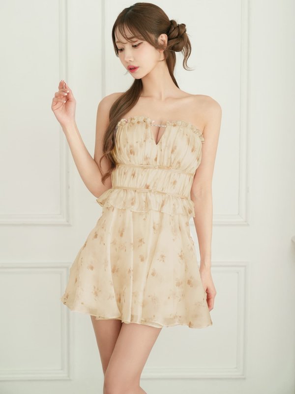 オレンジ　モデル：るりぴ　身長：165cm　着用サイズ：Sサイズ