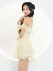 アイボリー モデル：ゆいぴす　身長：170cm　着用サイズ：Sサイズ