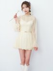 アイボリー　モデル：るりぴ　身長：165cm　着用サイズ：Sサイズ