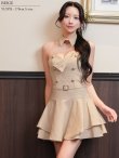 ベージュ　モデル：ゆいぴす　身長：170cm　着用サイズ：Sサイズ
