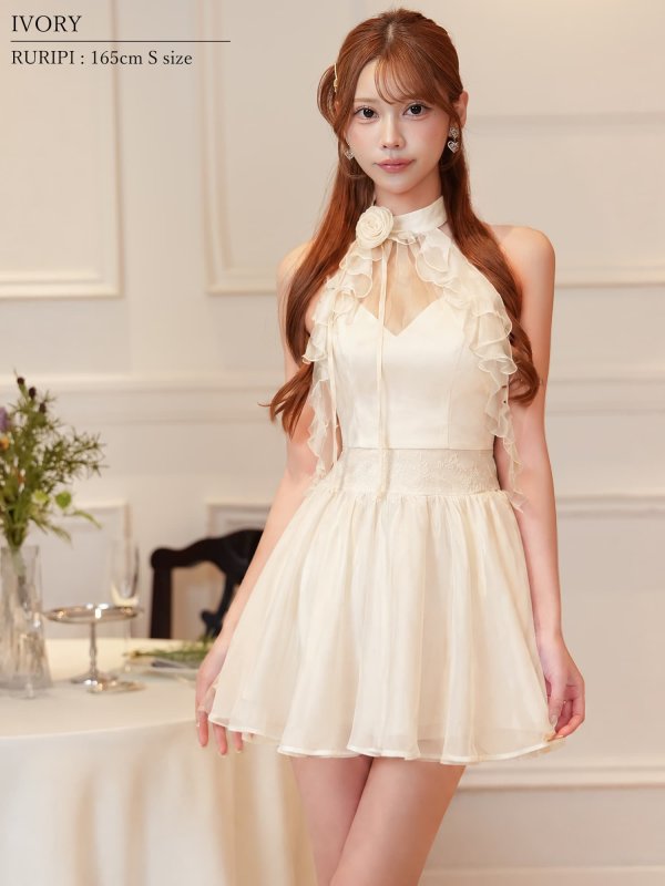 アイボリー　モデル：るりぴ　身長：165cm　着用サイズ：Sサイズ