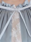ブルー　モデル：のあ　身長：148cm　着用サイズ：Sサイズ