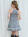 ブルー　モデル：のあ　身長：148cm　着用サイズ：Sサイズ