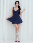 ネイビー　モデル：ゆいぴす　身長：170cm　着用サイズ：Sサイズ