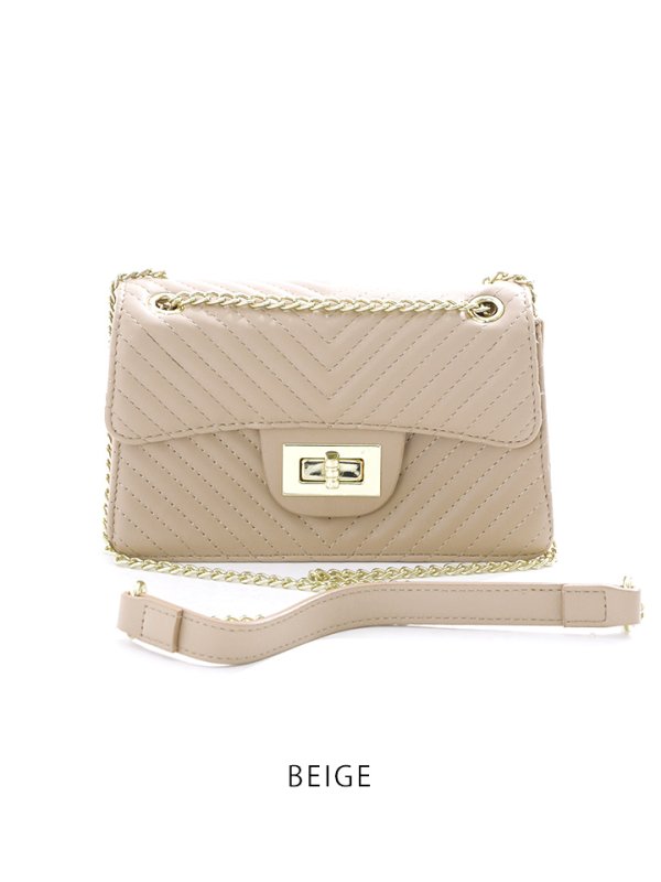 画像3: チェーンショルダーバッグ【2カラー】[OF03] 【IM】 (3)