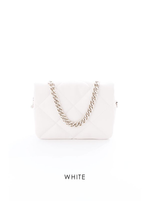 画像4: キルティングショルダーバッグ/キルティング/ショルダー/チェーンバッグ【3カラー】[OF04] 【IM】 (4)