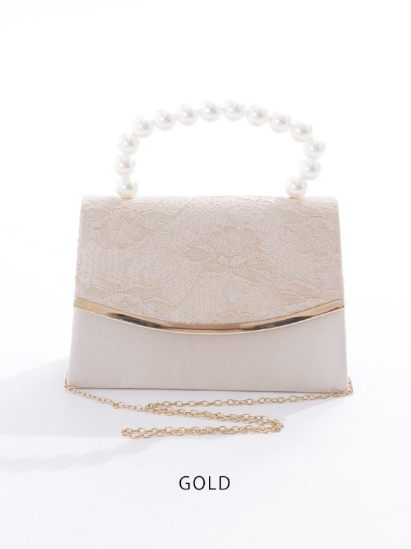 画像3: 【BAG】2WAYバッグ/ハンドバッグ/ショルダーバッグ/チェーン/パール【Fサイズ/3カラー】[OF04] 【IM】 (3)