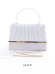 画像4: 【BAG】2WAYバッグ/ハンドバッグ/ショルダーバッグ/チェーン/パール【Fサイズ/3カラー】[OF04] B073 (4)