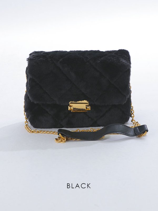 画像2: ショルダーバッグ/チェーン紐【2カラー】[OF03] 【IM】 (2)