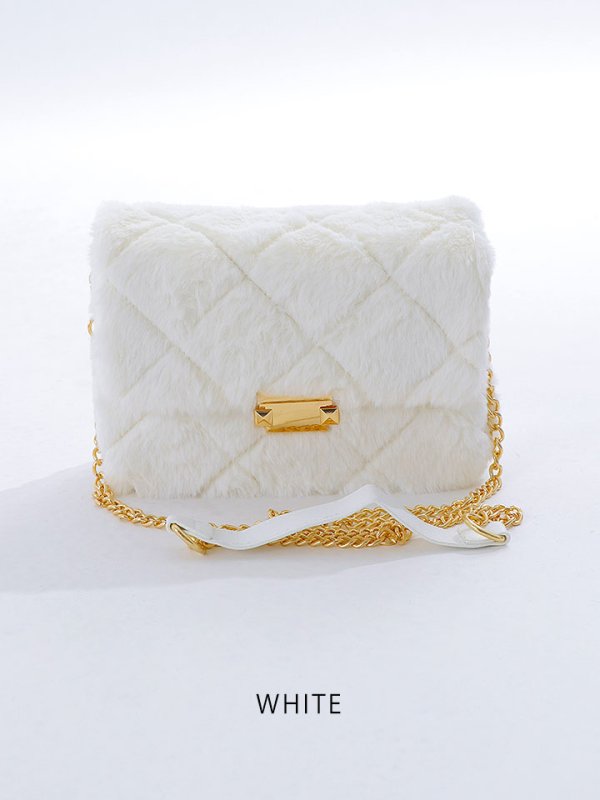 画像3: ショルダーバッグ/チェーン紐【2カラー】[OF03] 【IM】 (3)