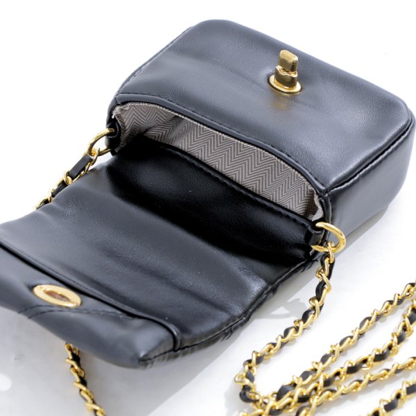 画像8: ステッチデザインミニショルダーバッグ【2カラー】[OF04] (8)