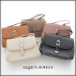 画像2: 【バッグ】2wayレザーフラップスクエアハンドバッグ【Fサイズ/5カラー】[OF04] (2)