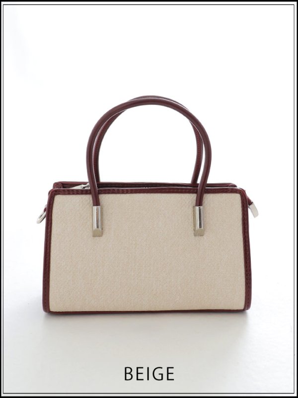 画像4: 【バッグ】2WAYスクエアバッグ【Fサイズ/3カラー】[OF03] (4)