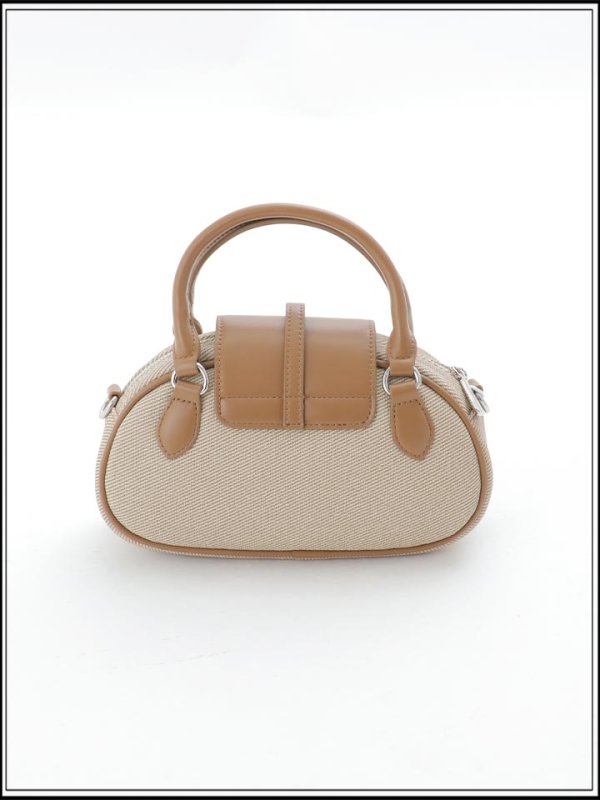 画像6: 【バッグ】キャンバスバイカラーミニバッグ【Fサイズ/3カラー】[OF03] (6)