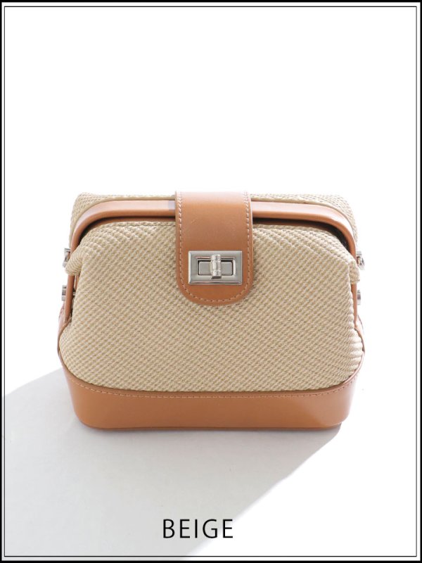 画像3: 【バッグ】ボックス型2WAYバッグ【Fサイズ/2カラー】[OF03] (3)