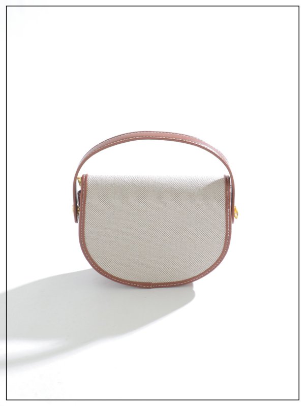 画像4: 【バッグ】2wayレザーパイピングキャンバスバッグ【Fサイズ/2カラー】[OF02] (4)